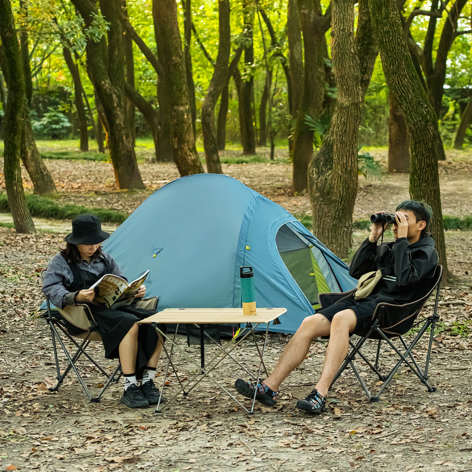 【新品訂購】戶外折疊月亮椅 | 90kg 承重 | 透氣網眼露營椅 | 42cm 椅面 NH20JJ022